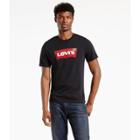 Levi's Men's Classic Fit Short Sleeve Batwing Logo Crew Neck T-shirt - Black