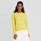 Women's Crewneck Pullover Sweater - A New Day Light Green