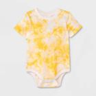 Baby Tie-dye Bodysuit - Cat & Jack Mustard Yellow