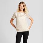 Target Women's Gold Jacquard Printed Blouse - Isani For Target Gold/ivory