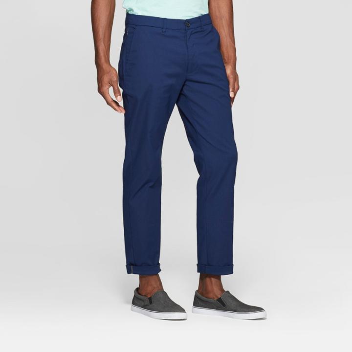 Men's Tech Chino Pants - Goodfellow & Co Nighttime Blue