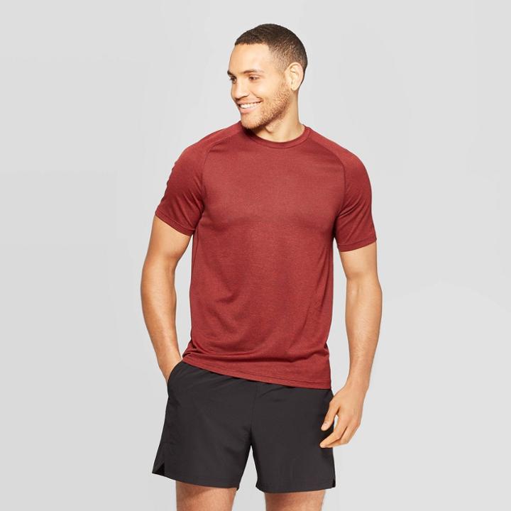 Men's Elevated Train T-shirt - C9 Champion Ripe Red Heather