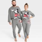 Adult Disney Mickey Mouse Graphic Jogger Pants - Charcoal Gray