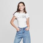 Women's Short Sleeve Party Like It's 1999 Graphic T-shirt - Mighty Fine (juniors') Cream