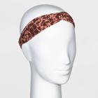 Mixed Flower Print Twist-front Headwrap - Universal Thread Rust