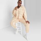 Women's Plus Size Tie-dye Splitneck Sweatshirt - Wild Fable Beige 1x, Women's,