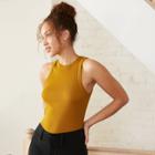 Women's Rib Layer Tank Top - A New Day Green