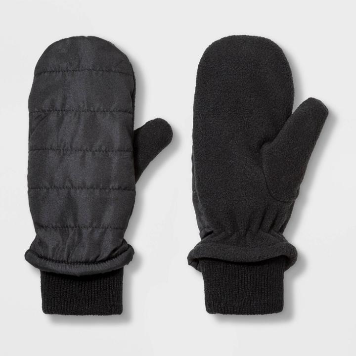 Boys' Quilted Mitten - Cat & Jack Black