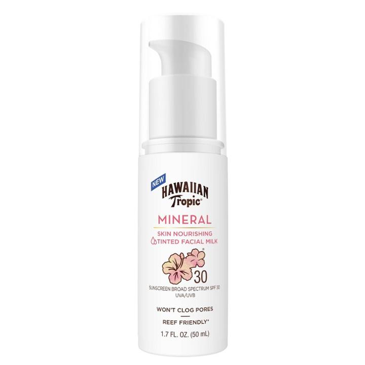 Hawaiian Tropic Mineral Sun Milk Tint Face - Spf