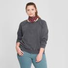 Women's Plus Size Crew Sweatshirt - Universal Thread Gray X
