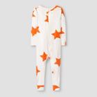 Toddler Girls' Star Footless Pajama Jumpsuit - Cat & Jack Orange