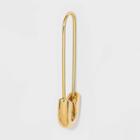 Sugarfix By Baublebar Gold Safety Pin Threader Earrings - Gold