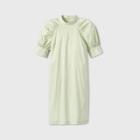 Women's Puff Elbow Sleeve Dress - Prologue Green