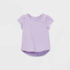 Toddler Girls' Sparkle Short Sleeve T-shirt - Cat & Jack Purple