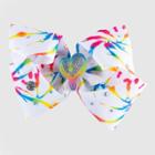 Girls' Jojo Siwa Tie-dye Bow Hair Clip With Glitter