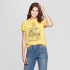 Women's Short Sleeve Sesame Street T-shirt - (juniors') - Yellow