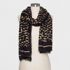 Women's Oblong Printed Scarf - Who What Wear Dot Print