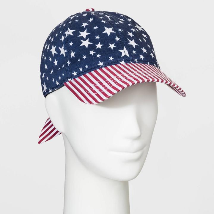 Ugly Stuff Holiday Supply Co. Women's Striped Ugly Stuff Holiday Americana Supply Co Baseball Hat, Women's, Size: