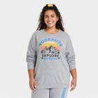 Zoe+liv Women's Plus Size Yosemite Graphic Sweatshirt - Gray