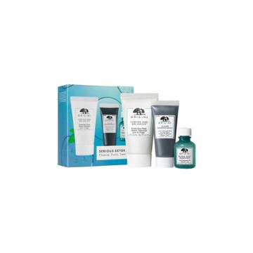 Origins Serious Detox Cleanse Purify & Treat Kit - 3pk - Ulta Beauty