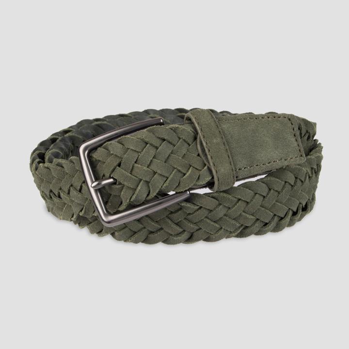 35mm Suede Braid Belt - Goodfellow & Co Brown L,