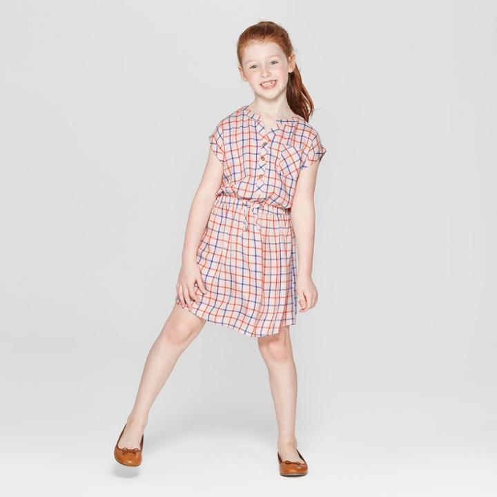 Girls' Stripe Woven Dress - Cat & Jack L,