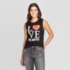 Modern Lux Women's Love One Another Tank Top (juniors') - Black S, Women's,