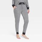 Women's Striped Perfectly Cozy Jogger Pants - Stars Above Black