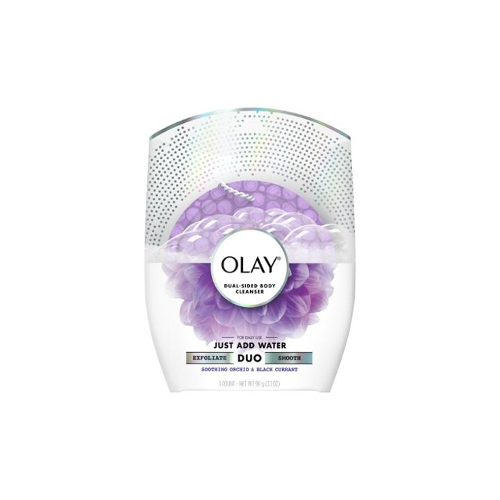 Olay Duo Soap - Dual-sided Body Cleanser Soothing Orchid & Black Currant