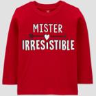 Baby Boys' Valentine's Day 'mr. Irresistible' T-shirt - Just One You Made By Carter's Red