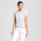 Women's Essential Short Sleeve Crew T-shirt - Mossimo Supply Co. Gray