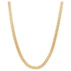 Tiara Gold Over Silver 20 Popcorn Link Chain Necklace, Size: 20 Inch, Yellow