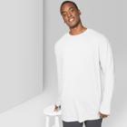 Men's Big & Tall Long Sleeve Layered Slub T-shirt - Original Use Masonry Gray