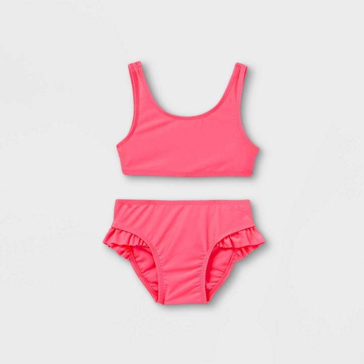 Toddler Girls' 2pc Bikini Set - Cat & Jack Pink