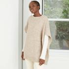 Women's Poncho Sweater - Universal Thread Oatmeal