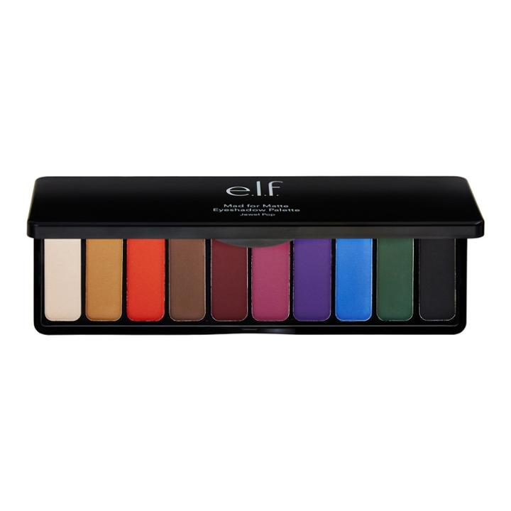 E.l.f. Mad For Matte Eyeshadow Palette 83339 Jewel Pop - 0.49oz,