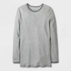 Men's Tall Relaxed Fit Long Sleeve Thermal Underwear Shirt - Goodfellow & Co Gray