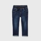 Toddler Boys' Mid-rise Jeans - Cat & Jack Dark Wash