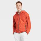 Men's Packable Windbreaker Jacket - All In Motion Orange S, Men's,