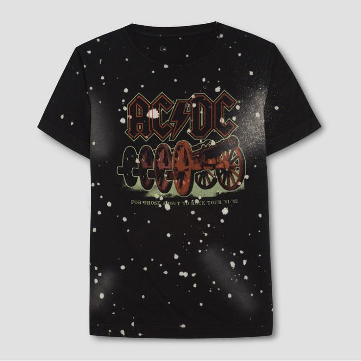 Boys' Ac/dc Short Sleeve T-shirt - Black