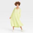 Women's Long Sleeve Tiered Dress - A New Day