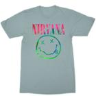 Merch Traffic Women's Nirvana Logo Short Sleeve Graphic T-shirt - Green