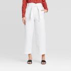 Women's High-rise Ankle Length Flare Pants - Who What Wear White