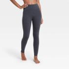 Women's High-rise Cozy Spacedye 7/8 Leggings - Joylab Dark Gray