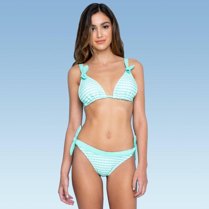 Women's Side-tie Bikini Bottom - Sugar Coast By Lolli Mint Green S, Women's,