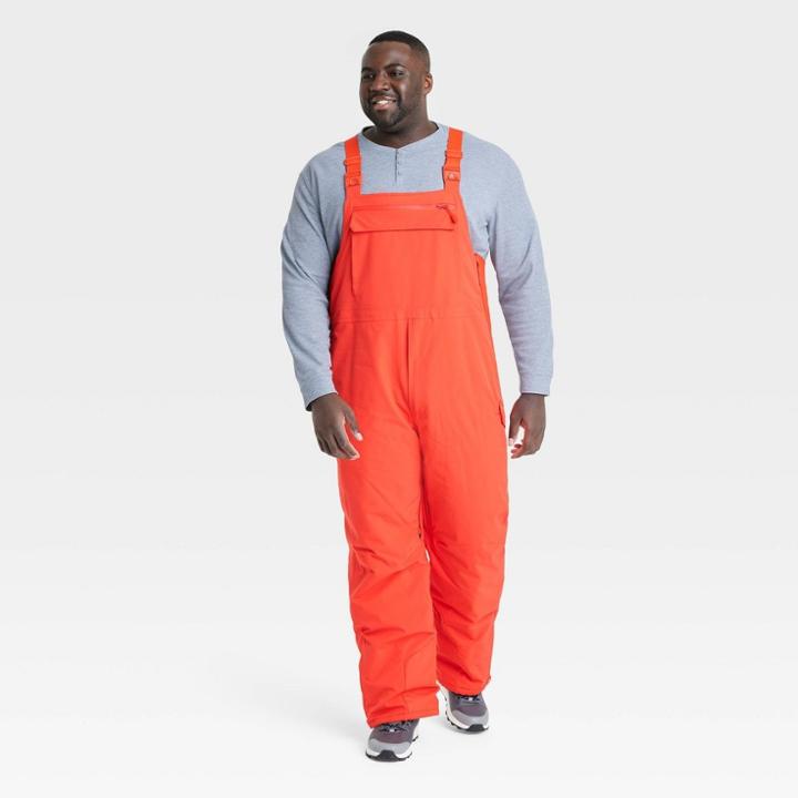 Men's Big Snow Sport Bib - All In Motion Orange