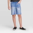 Boys' Destructed Jean Shorts - Art Class Medium Wash Xs, Boy's, Blue