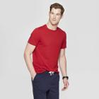 Men's Regular Fit Short Sleeve Lyndale Crew T-shirt - Goodfellow & Co Red Velvet