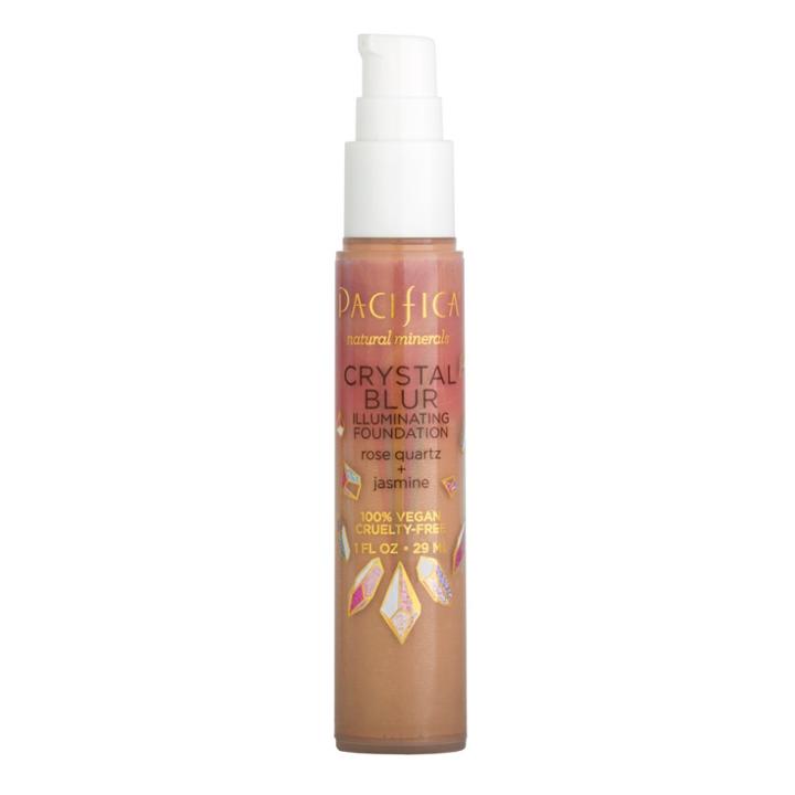 Pacifica Crystal Blur Illuminating Foundation Tan Neutral - 1 Fl Oz, Beige