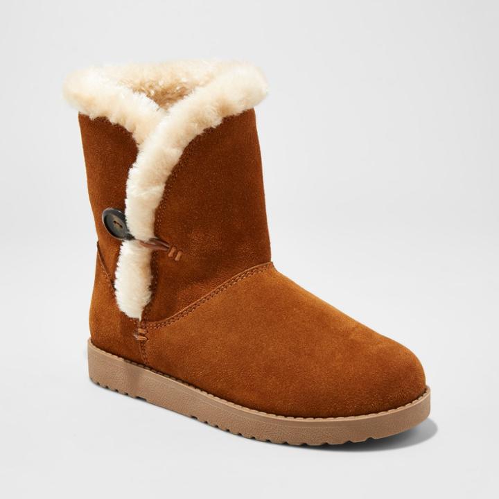 Women's Daniah Fashion Boots - Mossimo Supply Co. Chestnut (brown)